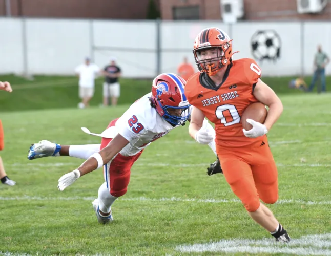 Jersey Shore defeats North Schuylkill 49-34 at Thompson Street Stadium